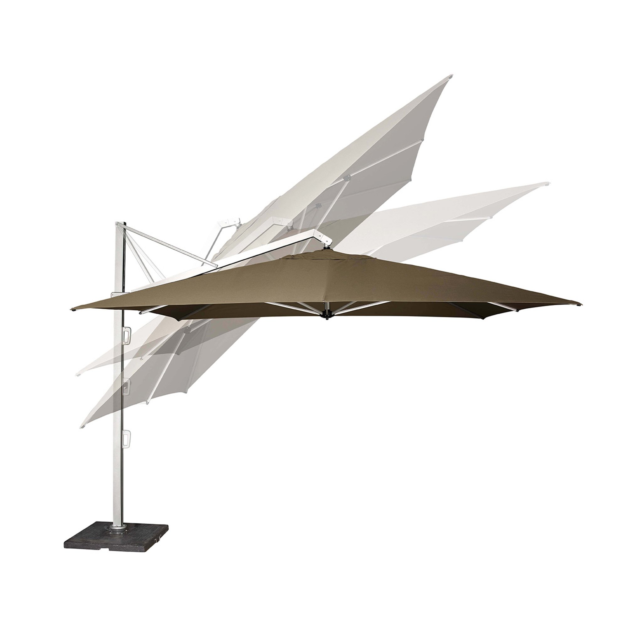 Platinum ICON T1 Ampelschirm | 4000 x 3000 mm, 360° drehbar - 6 Main Image