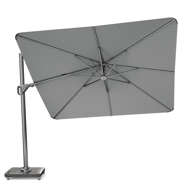 Platinum NEXUS T2 Ampelschirm | 3000 x 3000 mm, 360° drehbar, doppelt schwenkbar