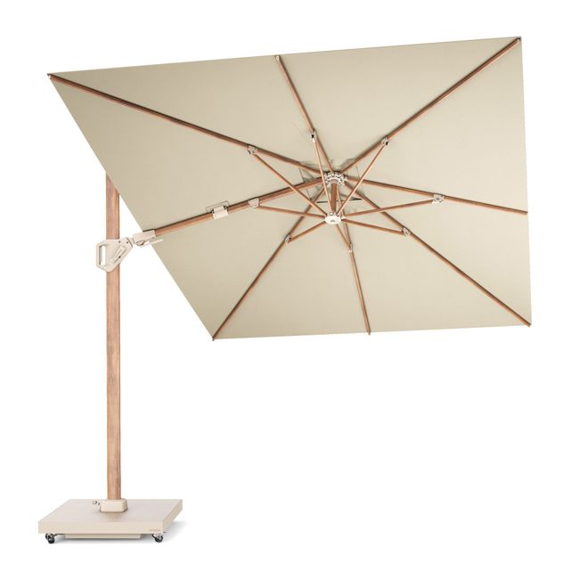 Platinum CHALLENGER T2 Ampelschirm | 2600-3500 x 2600-3500 mm, 360° drehbar, seitlich schwenkbar