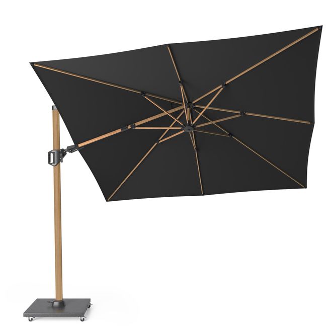 Platinum CHALLENGER T2 Ampelschirm | 2600-3500 x 2600-3500 mm, 360° drehbar, seitlich schwenkbar