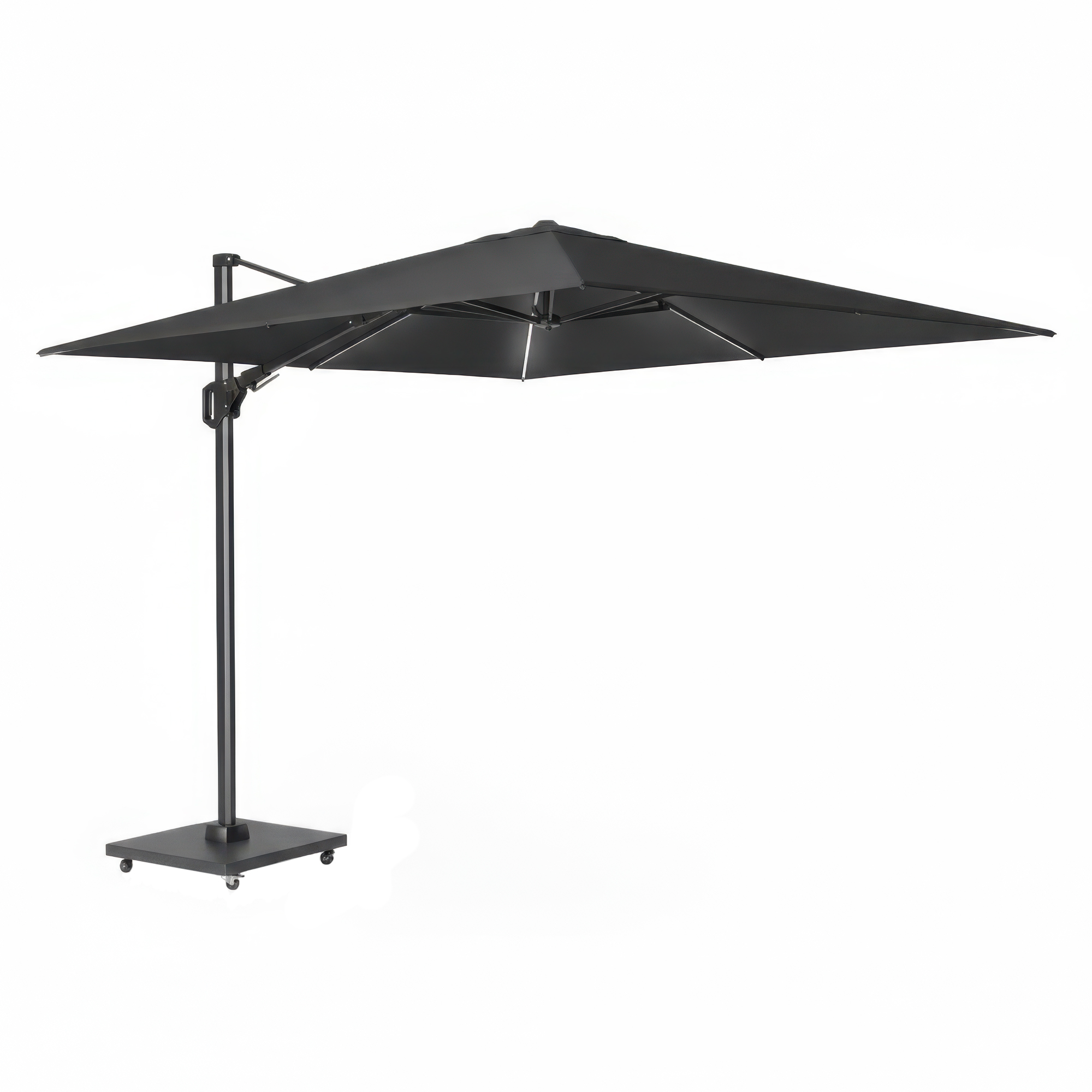 Platinum CHALLENGER T2 GLOW Ampelschirm | 3000 x 3000 mm, 360° drehbar, LED-Beleuchtung - 1 Main Image