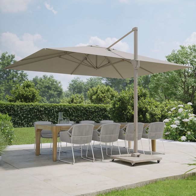 Platinum CHALLENGER T1 Ampelschirm | 3000-4000 x 3000-3500 mm, 360° drehbar