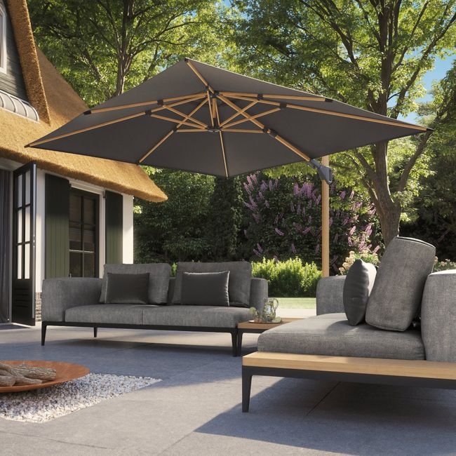 Platinum CHALLENGER T1 Ampelschirm | 3000-4000 x 3000-3500 mm, 360° drehbar