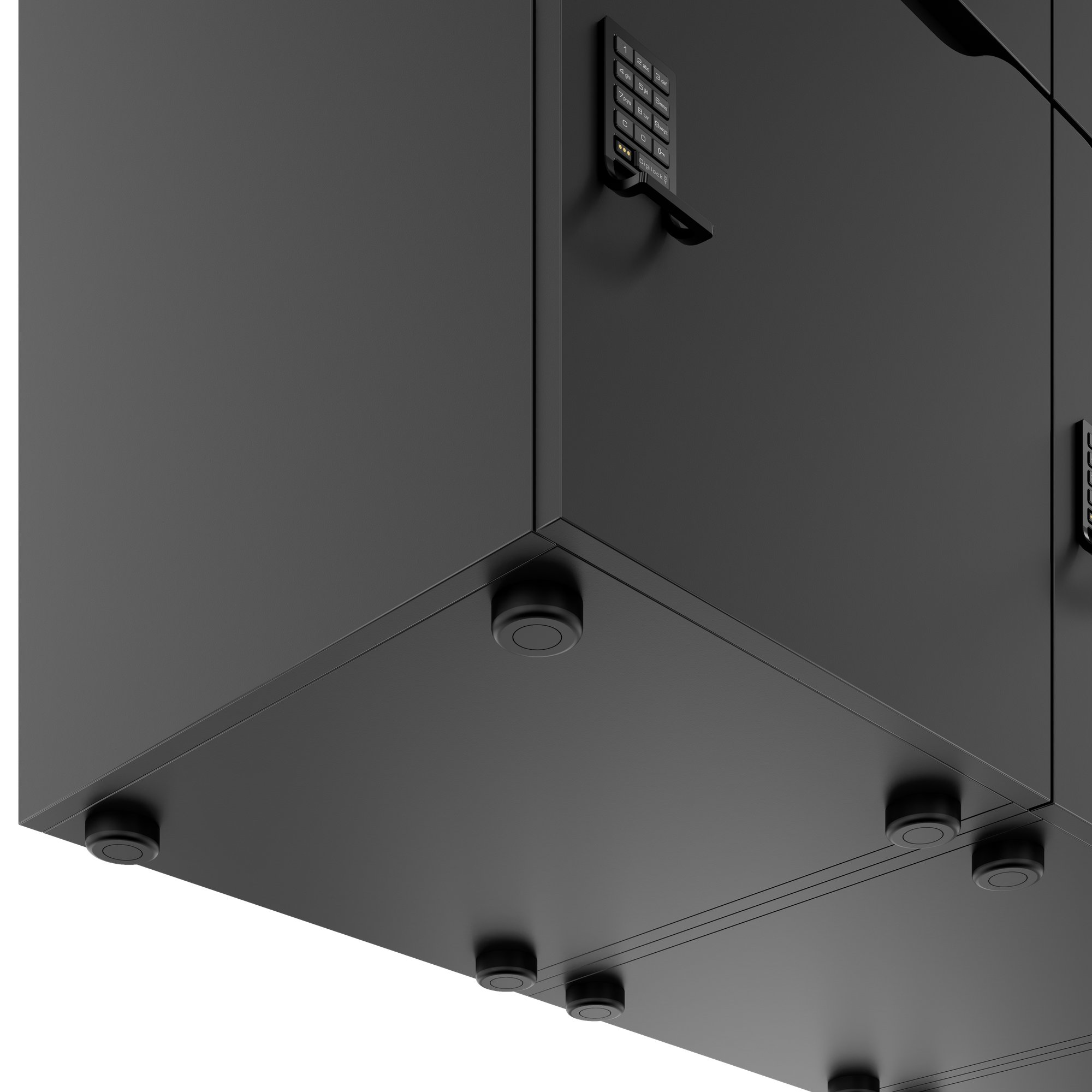 CHOICE Spind | 1804 x 1386 mm, 12 Schliessfächer, Anthrazit - 7 Main Image