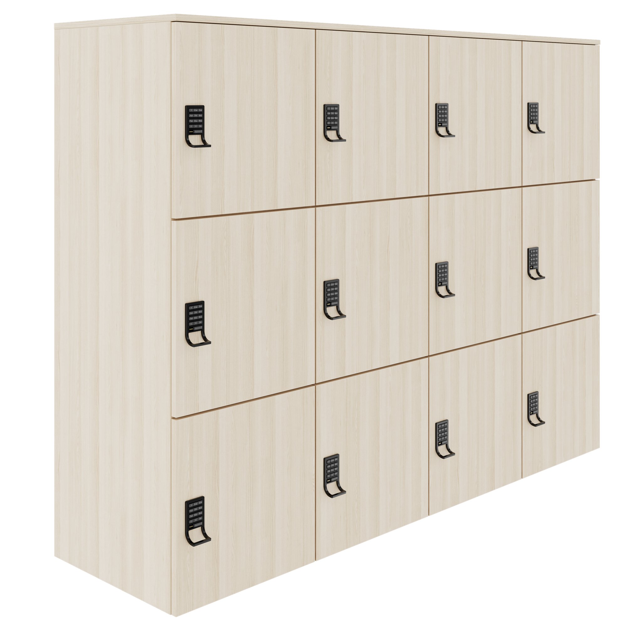 CHOICE Spind | 1804 x 1386 mm, 12 Schließfächer, Sandesche - 1 Main Image