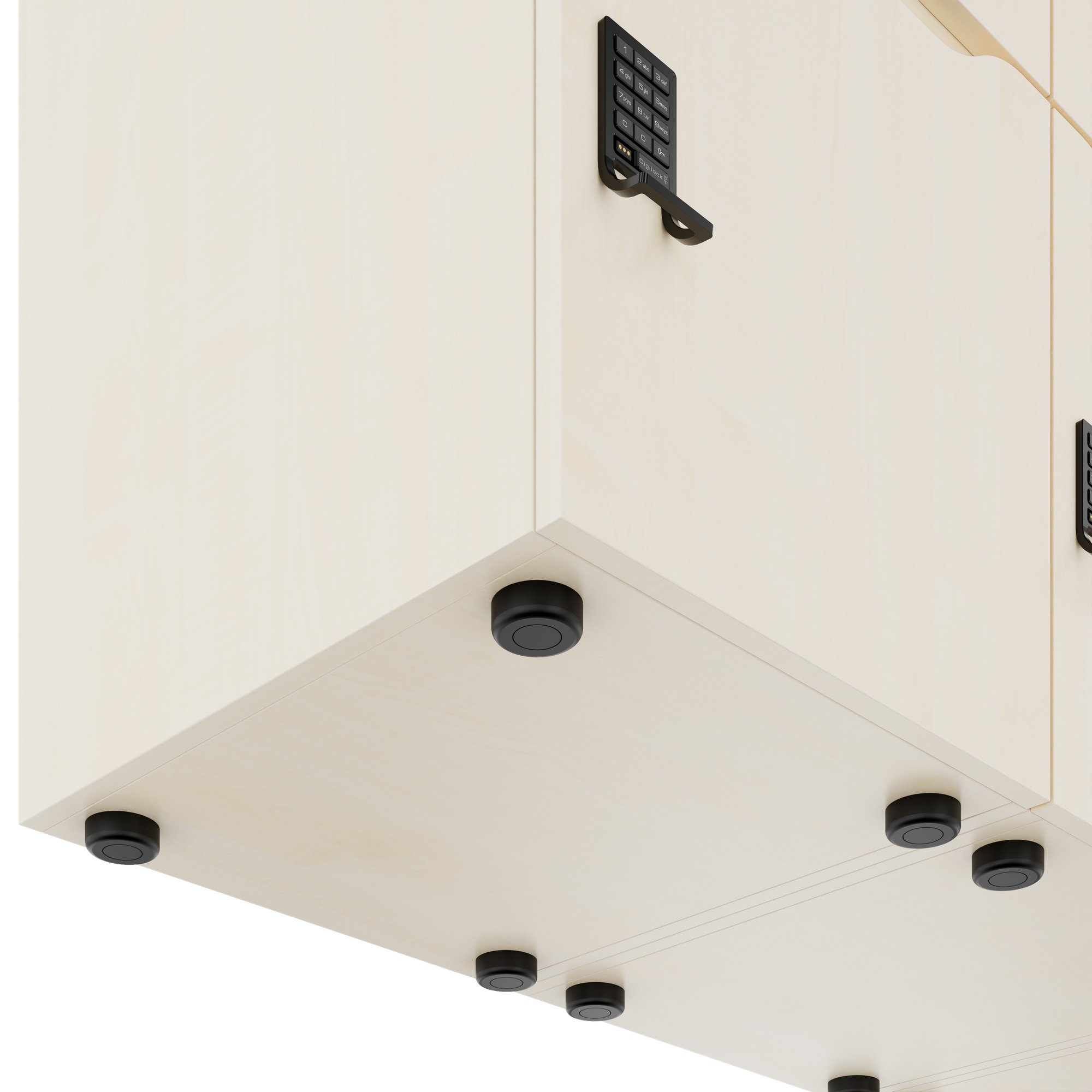 CHOICE Spind | 1804 x 1386 mm, 12 Schließfächer, Ahorn - 7 Main Image