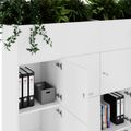 CHOICE Spind | 1800 x 1704 mm, 12 Schliessfächer, Blumenkästen, Weiss - 4 Thumbnail Image