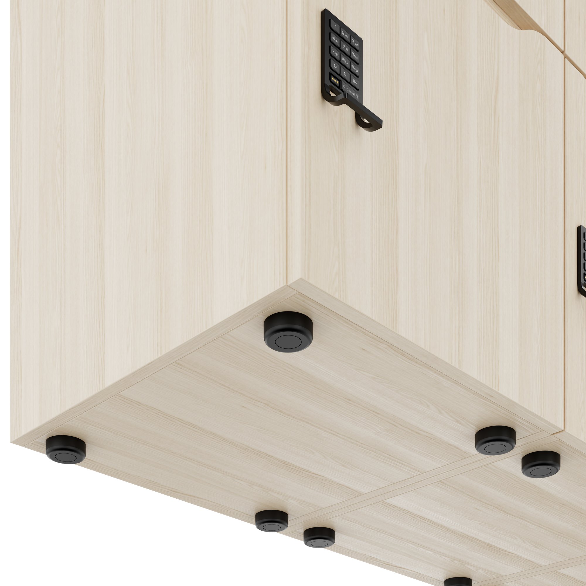 CHOICE Spind | 1800 x 1704 mm, 12 Schliessfächer, Blumenkästen, Sandesche - 8 Main Image