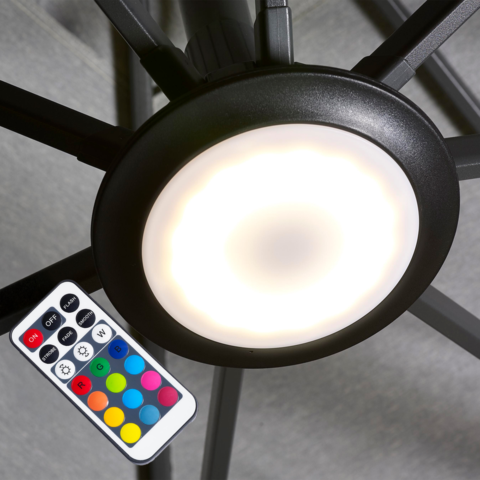 Platinum LED-Lampe | inkl. Fernbedienung und USB-Ladegerät, 10 verschiedene Farben - 1 Main Image