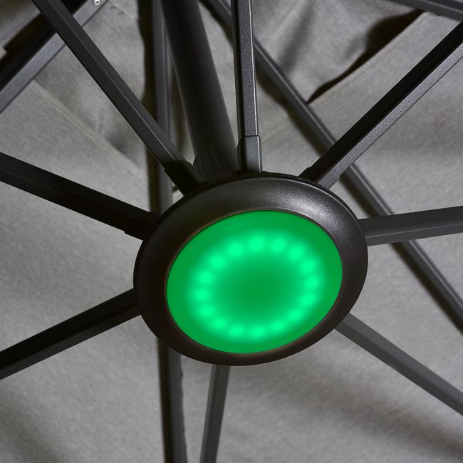 Platinum LED-Lampe | inkl. Fernbedienung und USB-Ladegerät, 10 verschiedene Farben