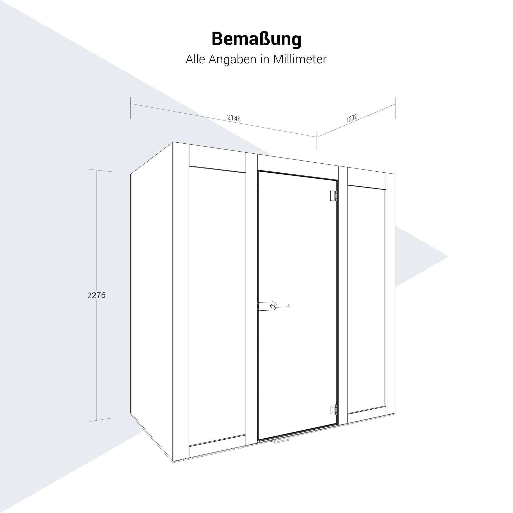 SILENT ROOM M - Akustik-System | Raum-in-Raum, Schallschutz, Für 2 Personen - 7 Main Image