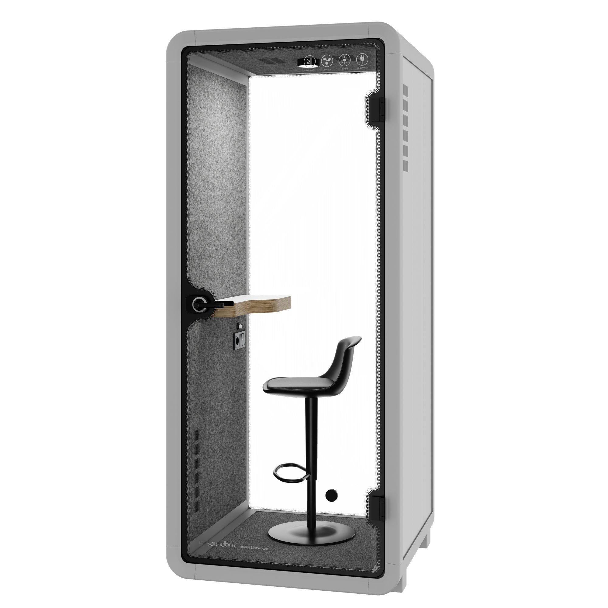 VR-S Telefonbox | Raum-in-Raum, Schallschutz, Für 1 Person - 3 Main Image