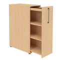BOXI Apothekerschrank | Innenleben konfigurierbar, mit Stiftablage, 360-420 x 800-820 mm