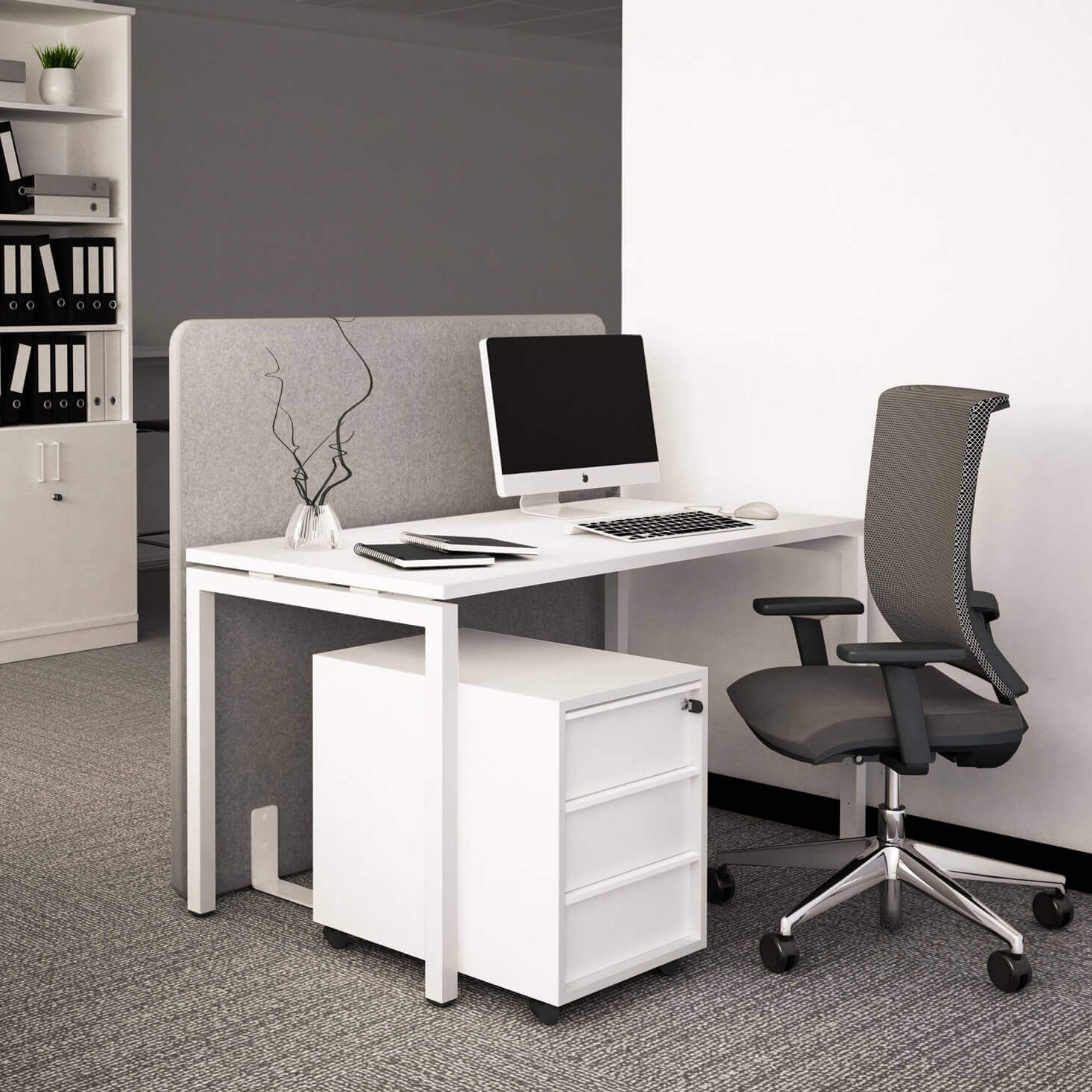 FREE STANDING Akustik-Trennwand - 6 Main Image