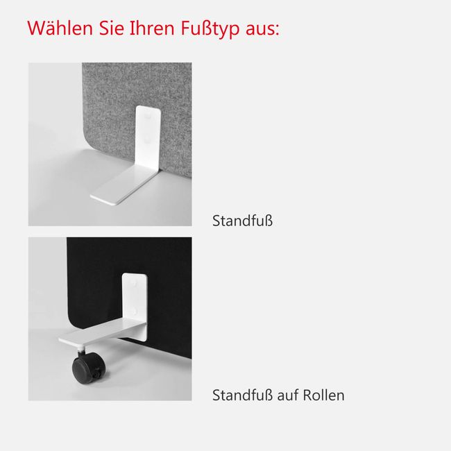 FREE STANDING Akustik-Trennwand | Viele Konfigurationsmöglichkeiten 
