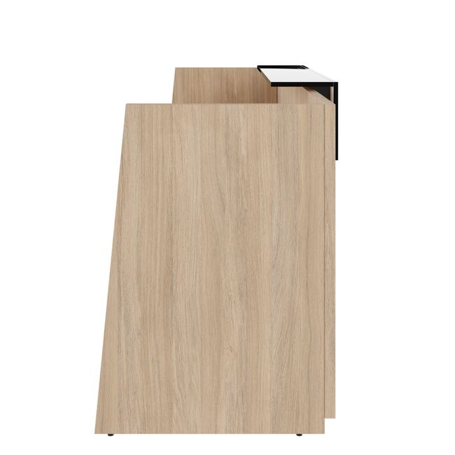 PRIMA Empfangstheke | 2600 x 1100 mm, integrierte Kabeldurchlässe, optional LED-Beleuchtung