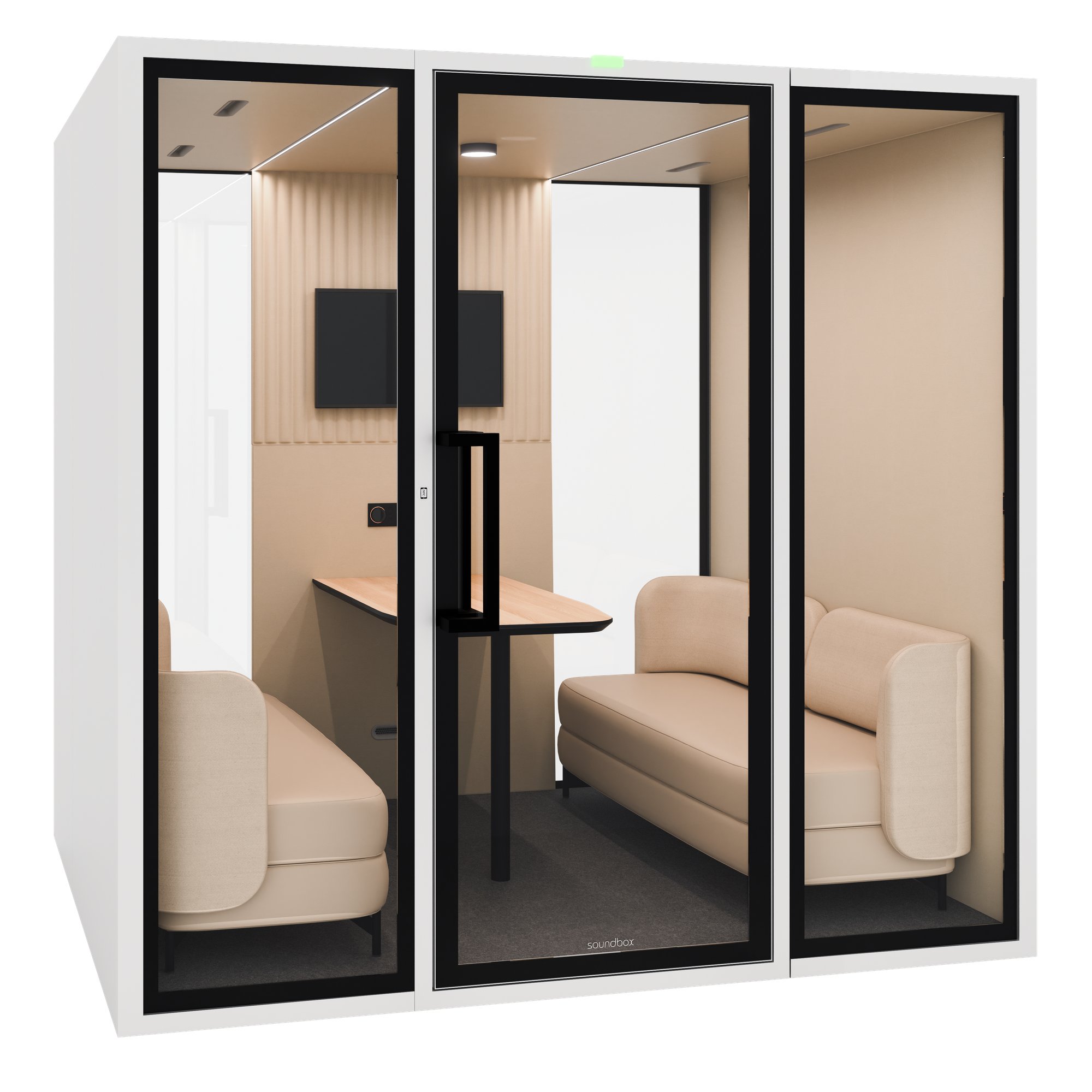 Soundbox ART POD L Meetingbox | Stanza nella stanza, isolamento acustico di classe A, per 6 persone - 1 Main Image