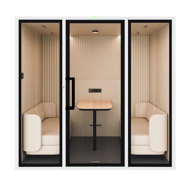 Soundbox ART POD L Meetingbox | Raum-in-Raum, Schallschutz Klasse A, Für 6 Personen