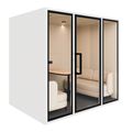 Soundbox ART POD L Meetingbox | Raum-in-Raum, Schallschutz Klasse A, Für 6 Personen