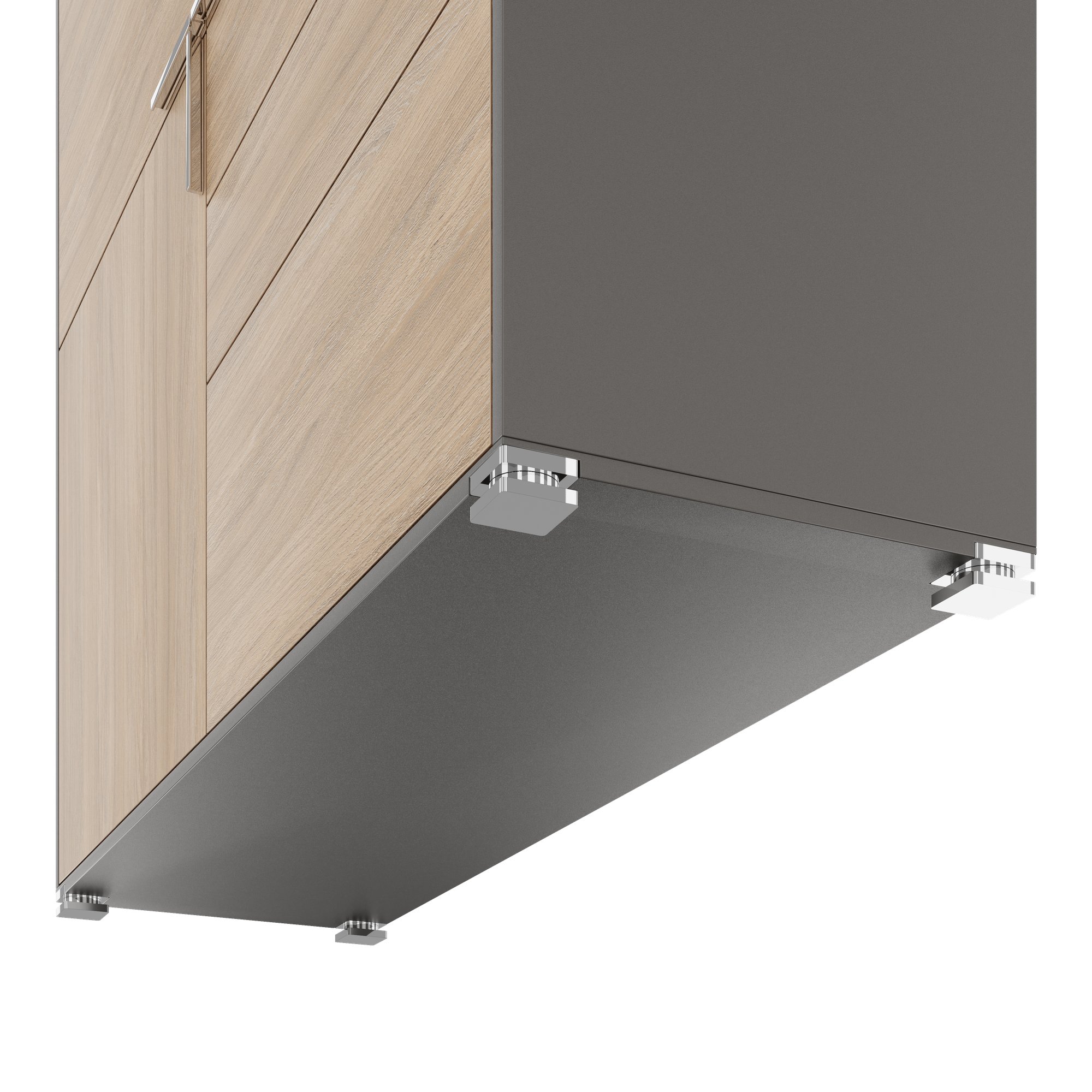 ARCOSIA Credenza alta | 1515 x 1515 mm, cassetti con apertura a pressione - 7 Main Image