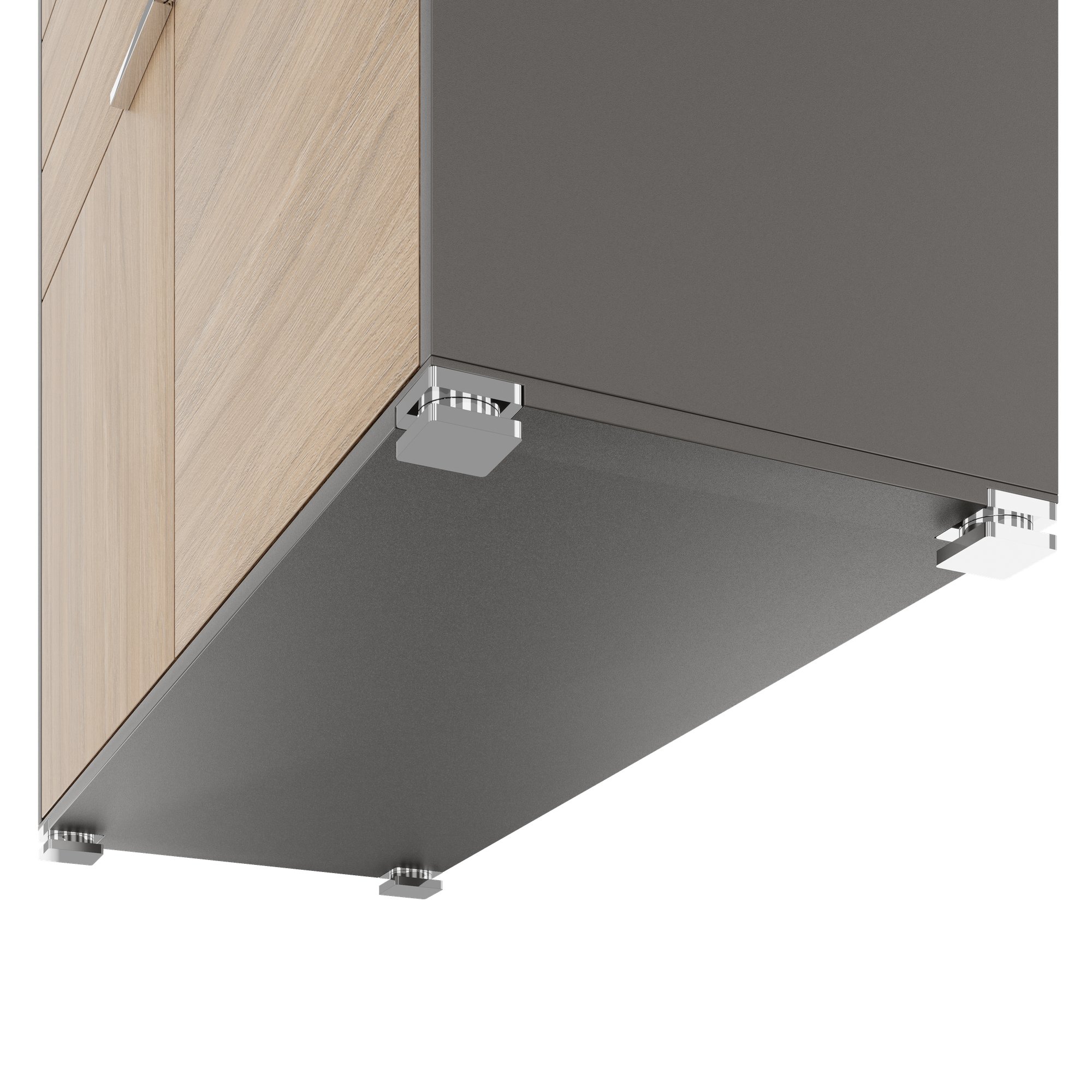 ARCOSIA Highboard | 1170 x 1200 mm, drawers with push-to-open mechanism - 7 Main Image