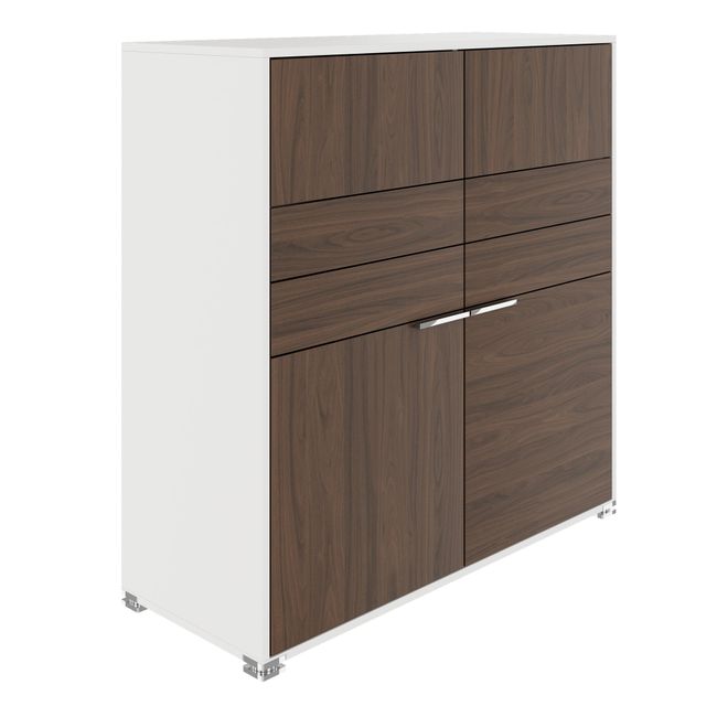 ARCOSIA Highboard | 1170 x 1200 mm, Schubladen mit Push-to-Open