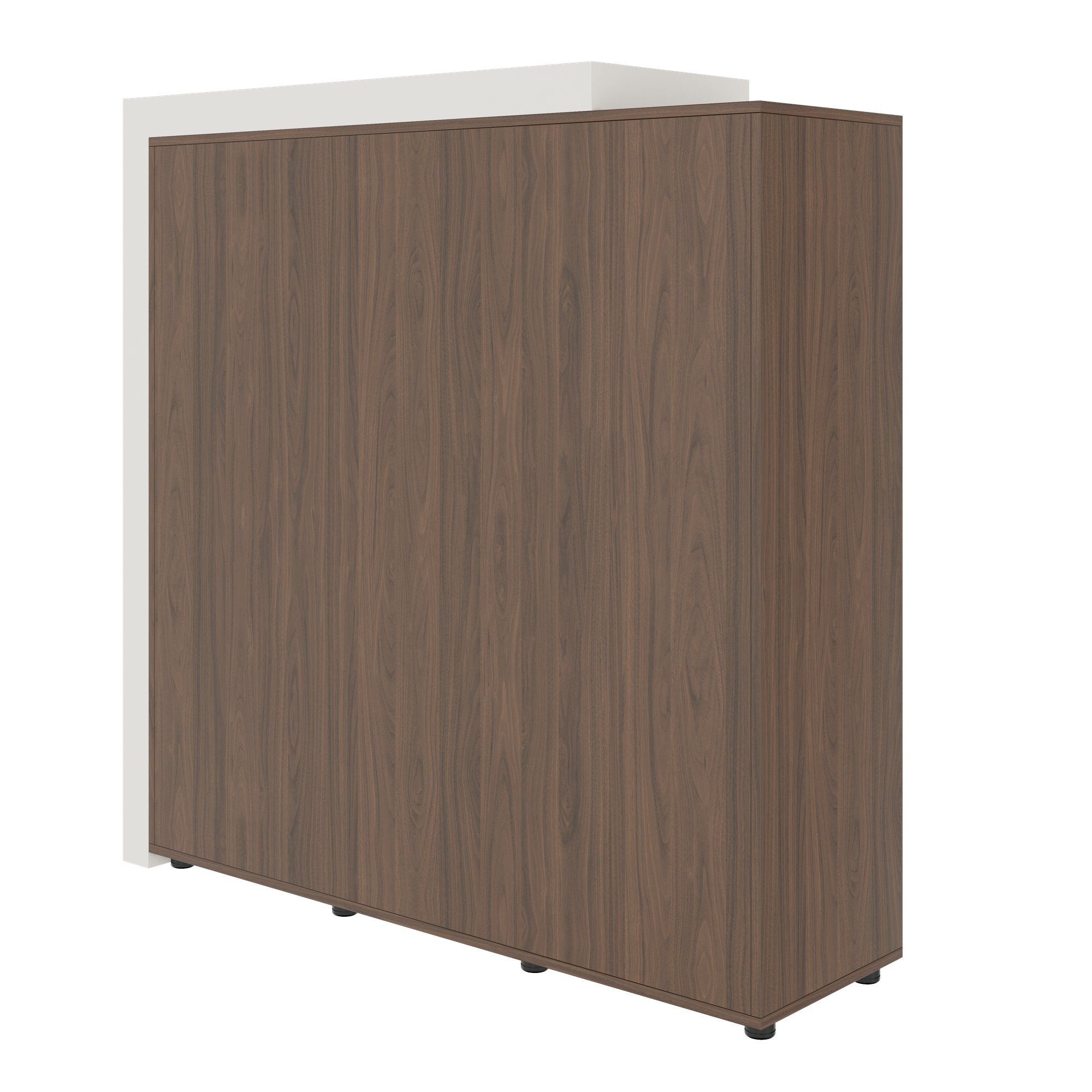 ATICA Combination Cabinet | 1530 x 1520 mm, push-to-open door, top panel, clothes rod - 4 Main Image