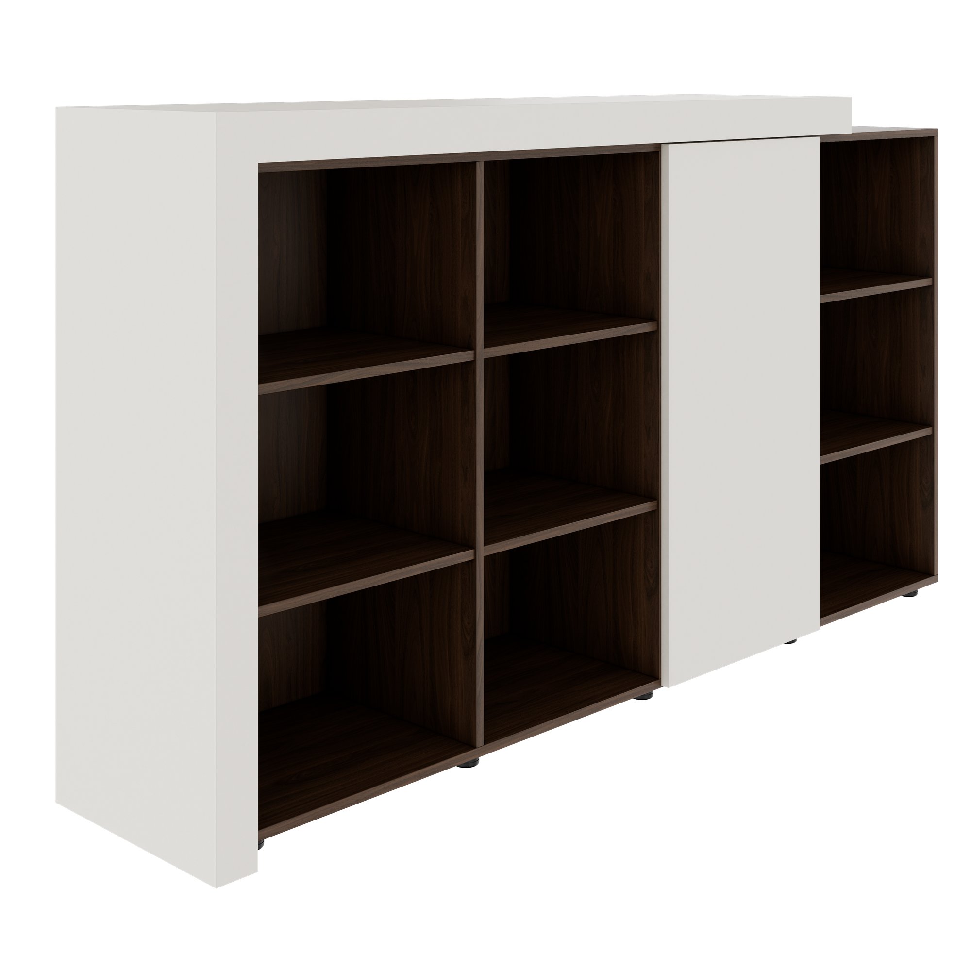 ATICA Combination Cabinet | 2100 x 750 mm, door with push-to-open mechanism, top panel - 11 Main Image