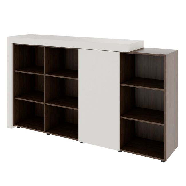 ATICA Kombischrank | 2100 x 750 mm, Tür mit Push-to-Open, Deckplatte