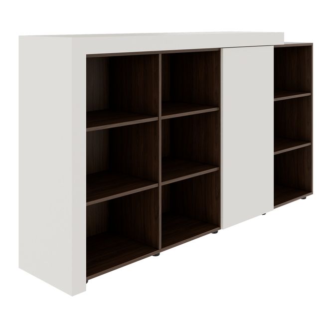 ATICA Kombischrank | 2100 x 750 mm, Tür mit Push-to-Open, Deckplatte