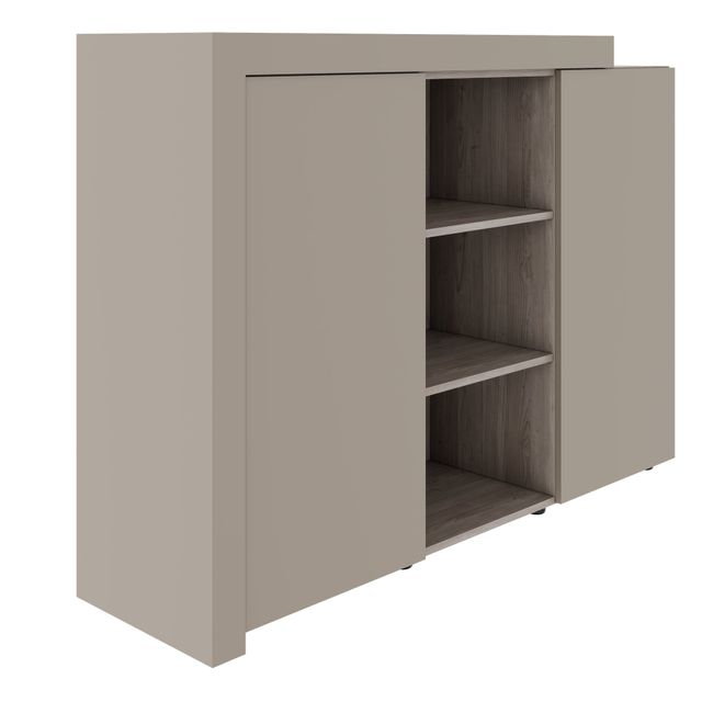 ATICA Kombischrank | 1600 x 1170 mm, Türen mit Push-to-Open, Deckplatte