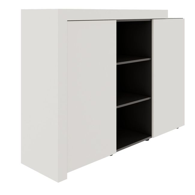 ATICA Kombischrank | 1600 x 1170 mm, Türen mit Push-to-Open, Deckplatte