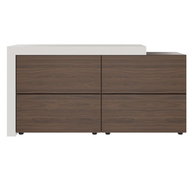ATICA Highboard | 1680 x 840 mm, Schubladen mit Push-to-Open, Deckplatte