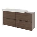 ATICA Highboard | 1680 x 840 mm, Schubladen mit Push-to-Open, Deckplatte