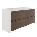 ATICA Highboard | 1680 x 840 mm, Schubladen mit Push-to-Open, Deckplatte