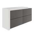 ATICA Highboard | 1680 x 840 mm, Schubladen mit Push-to-Open, Deckplatte