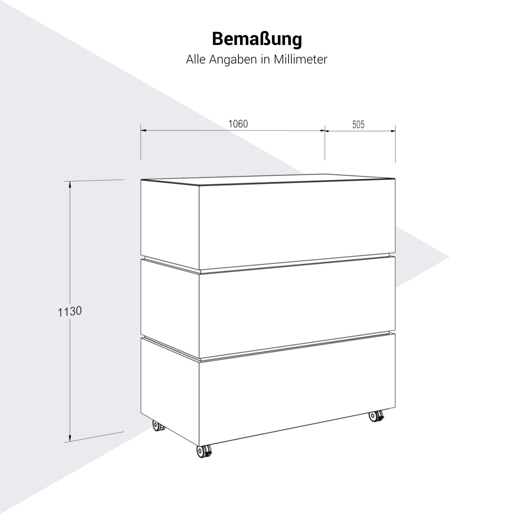 PERLA SMALL Empfangstheke | 1060 x 1130 mm, integrierter Stauraum, optional LED-Beleuchtung - 8 Main Image