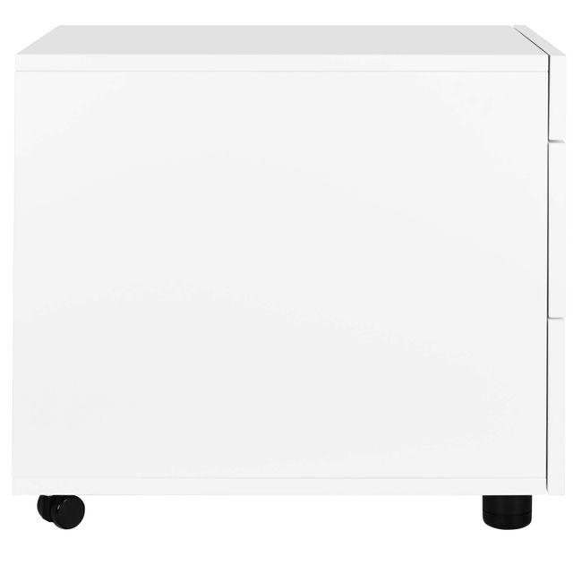 NOVA Rollcontainer | 2 XL-Schubladen + 1 Kleinteilefach, 600 mm tief, viele Farboptionen