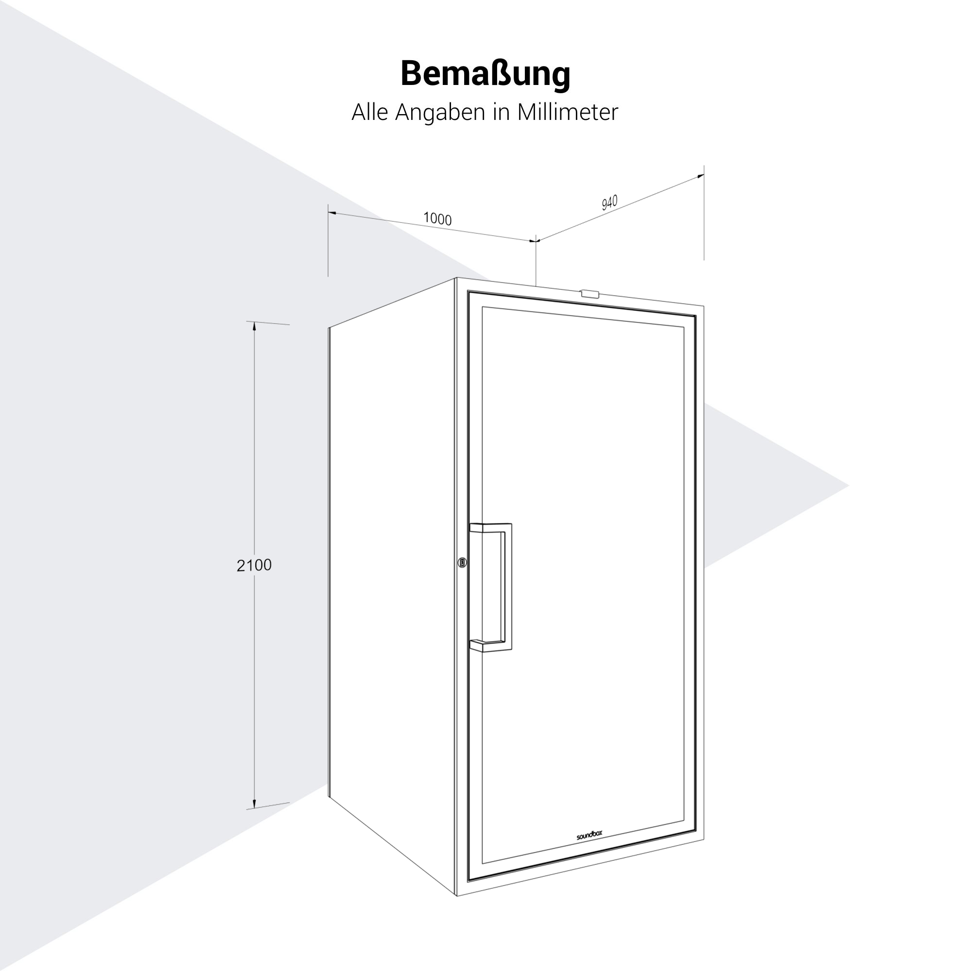 Soundbox ART S Telefonbox | Schallschutz Klasse A | Für 1 Person | Tisch & Barhocker | Belüftung, Beleuchtung & Stromversorgung | Für Großraumbüros - 10 Main Image