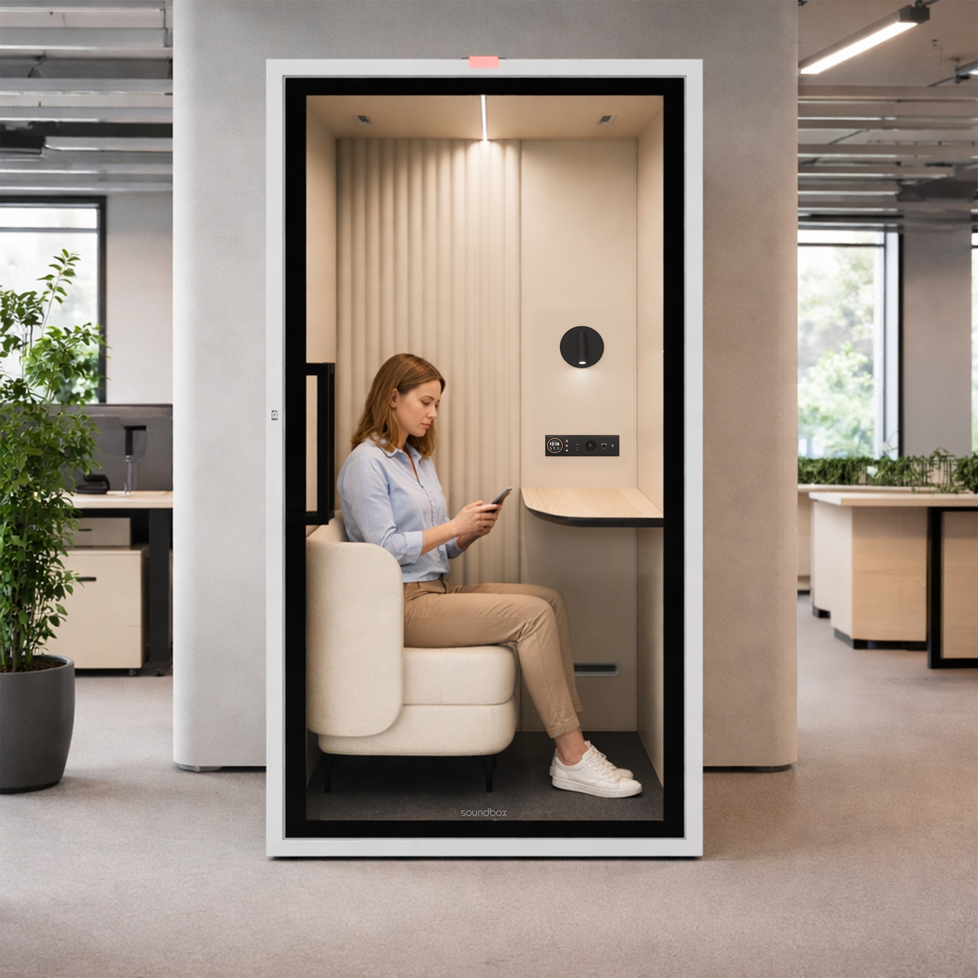 Soundbox ART SM Telefonbox | Raum-in-Raum, Schallschutz Klasse A, Für 1 Person - 11 Main Image