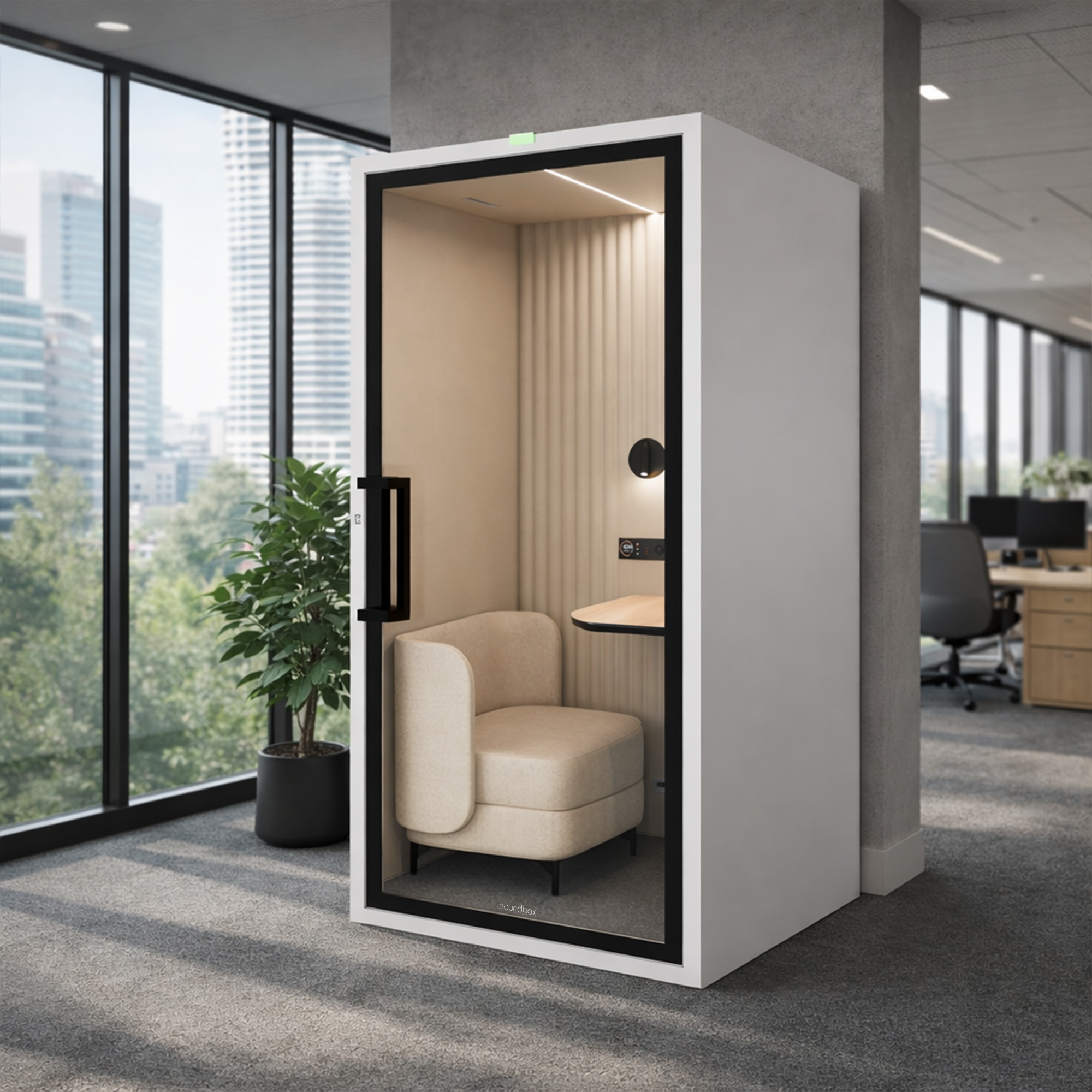 Soundbox ART SM Telefonbox | Raum-in-Raum, Schallschutz Klasse A, Für 1 Person - 12 Main Image