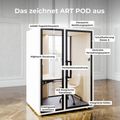 ART POD M Phone Booth | Room-in-room, Class A soundproofing, for 1 person - 7 Thumbnail Image