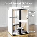 Soundbox ART POD M Telefonbox | Raum-in-Raum, Schallschutz Klasse A, Für 1 Person