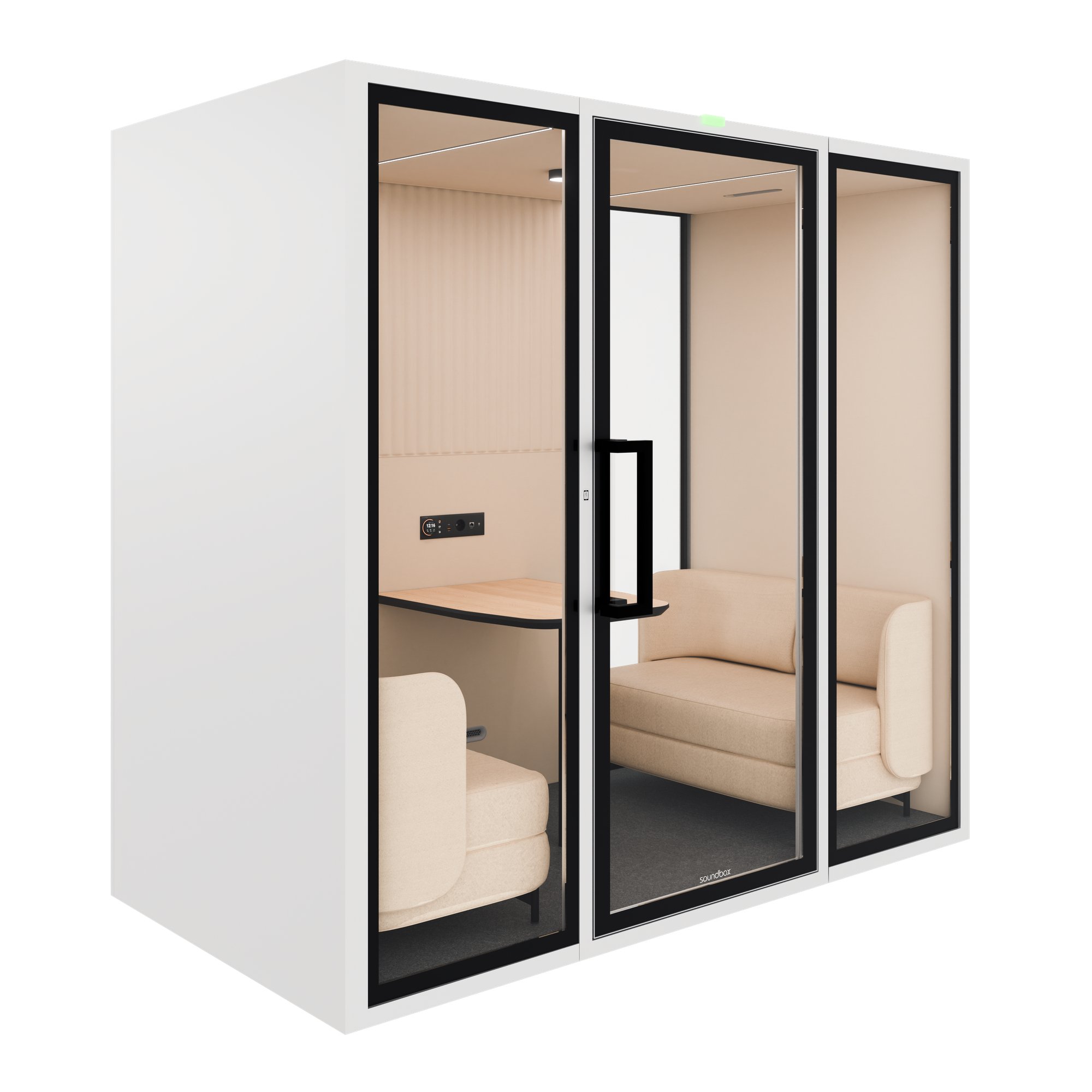 ART POD ML Meeting Box | Room-in-room, Class A soundproofing, for 4 people - 3 Main Image