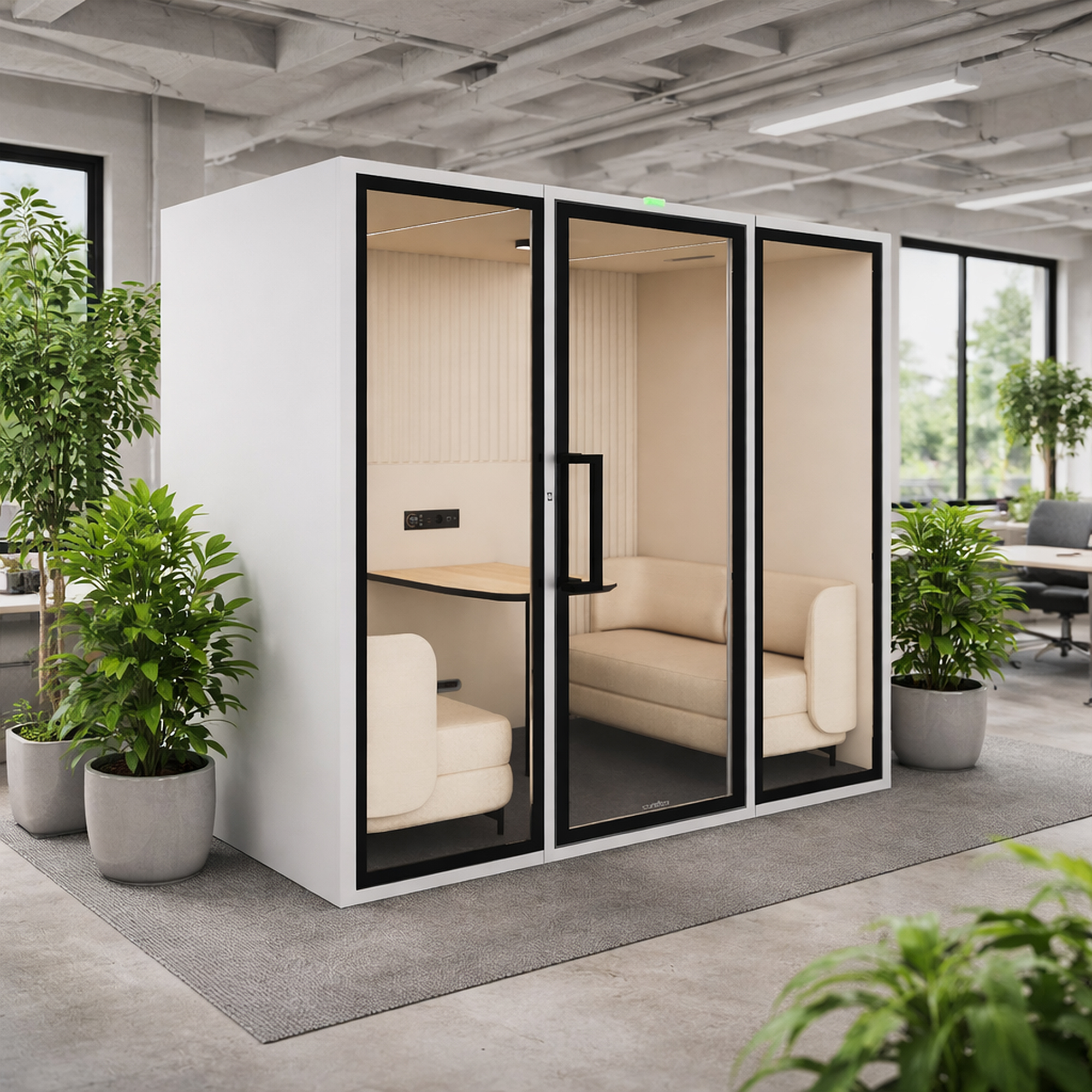 ART POD ML Meeting Box | Room-in-room, Class A soundproofing, for 4 people - 16 Main Image