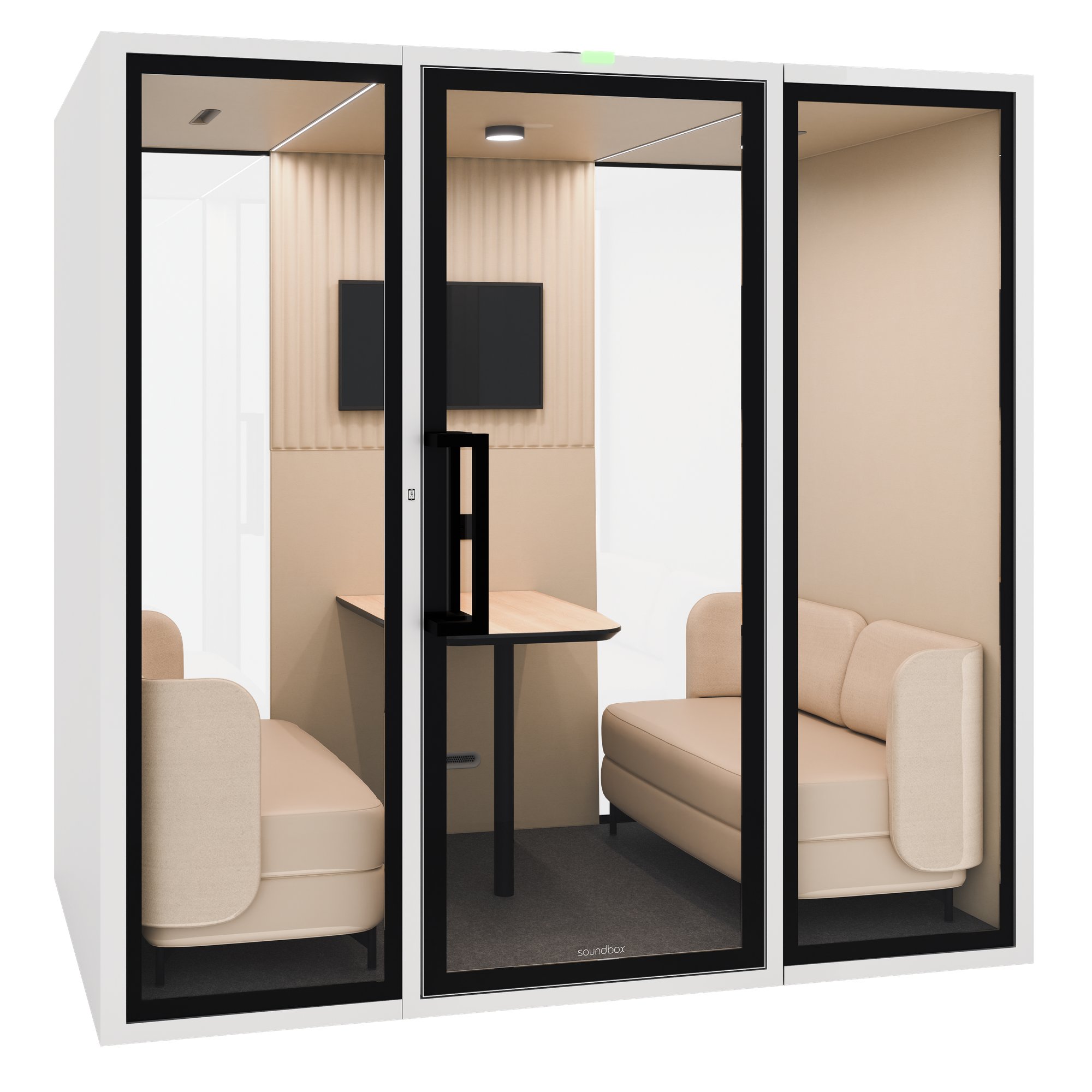 ART POD ML Meeting Box | Room-in-room, Class A soundproofing, for 4 people - 1 Main Image
