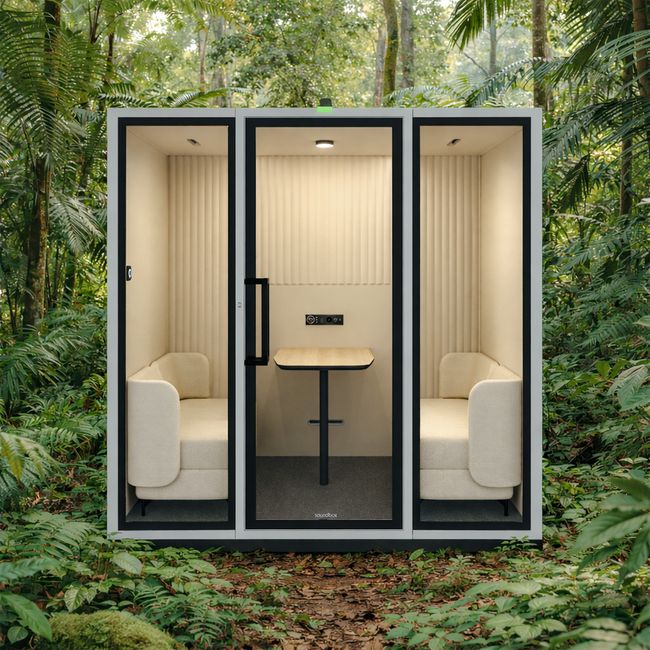 Soundbox ART POD ML Meetingbox | Raum-in-Raum, Schallschutz Klasse A, Für 4 Personen