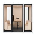 ART POD ML Meeting Box | Room-in-room, Class A soundproofing, for 4 people - 11 Thumbnail Image