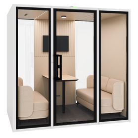 Soundbox ART ML Meetingbox | Raum-in-Raum, Schallschutz Klasse A, Für 4 Personen