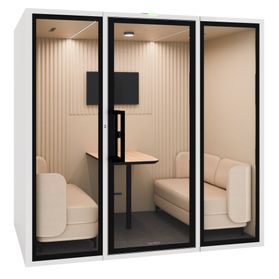 Soundbox ART ML Meetingbox | Raum-in-Raum, Schallschutz Klasse A, Für 4 Personen